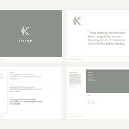 Brand Identity for Boutique Bedding Brand Kerfird cover image