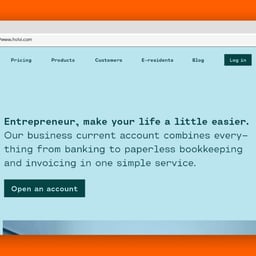 Brand Strategy and Identity for Holvi Banking Platform cover image