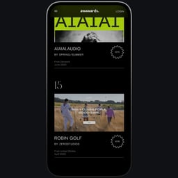 Website Design for Annual Awwwards 2020 cover image
