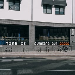 Visual Identity for Plastic Free Exhibition 'Time Is Running Out' cover image