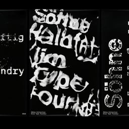 Analog Typographic Films for Klim Type Foundry Söhne cover image