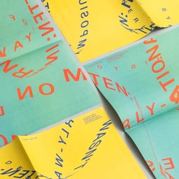 Visual Identity for MoMA It Wasn't Written Symposium cover image