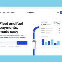 Brand and Website Design for Fintech Platform Coast cover image