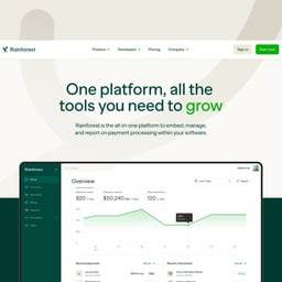 Brand and Website Design for Fintech Startup Rainforest cover image