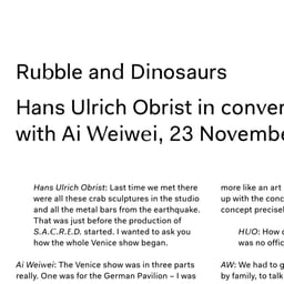 Publication Design for Ai Weiwei: Disposition cover image