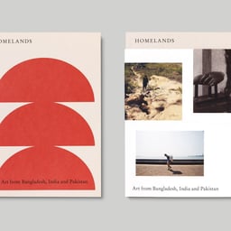 Publication Design for Homelands Exhibition at Kettle's Yard cover image