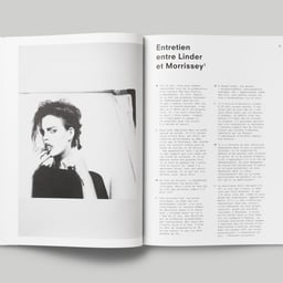 Publication Design for Linder: Femme/Objet Exhibition cover image
