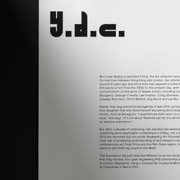 Identity and Website Design for YDC Art Collection cover image