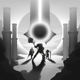 Key Art Design for Godfall Video Game cover image