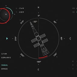 Screen Graphics for Ad Astra Film cover image