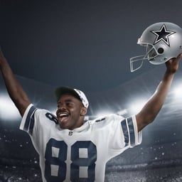 Title Design for America's Team: the Gambler and His Cowboys cover image