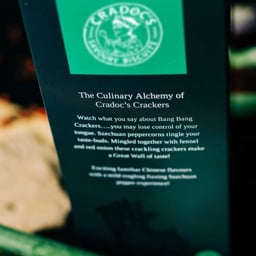 Packaging Design for Cradocs Crackers cover image