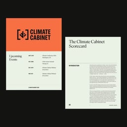 Brand and Website Design for Climate Cabinet cover image