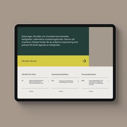 Brand Identity and Strategy for Estea Investment Fund cover image