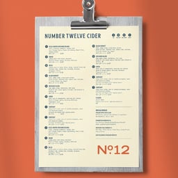 Branding and Packaging for Number Twelve Cider cover image