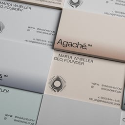 Agache - Alphamark design work cover image