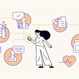 Brand Identity and Illustration for Liber Online Health Service cover image