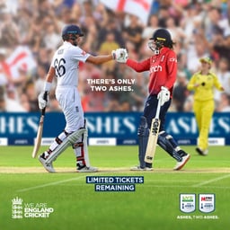 Integrated Campaign for England Cricket Ashes Series cover image