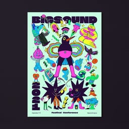 Festival Branding and Motion Design for Bigsound 2021 cover image