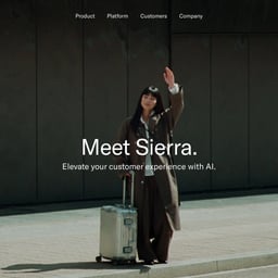 Website and Narrative Design for Conversational AI Company Sierra cover image