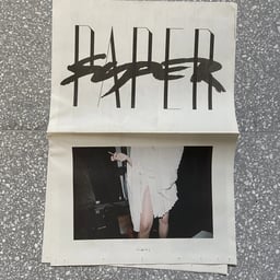Editorial Design for Super Paper Magazine cover image