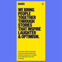 Brand Identity and Digital Experience for Hari Studios cover image
