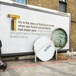 Advertising Campaign for Audible the Greatest Storyteller cover image