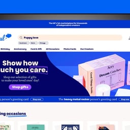 Rebrand and Visual Identity for Online Greetings Platform Thortful cover image