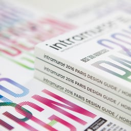 Editorial Design for Paris Design Guide 2016 cover image