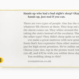 Advertising Campaign for Eve Sleep cover image