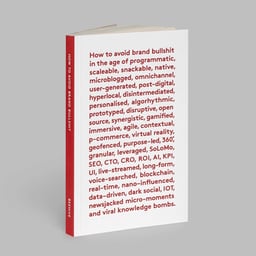 Book Cover Design for How to Avoid Brand Bullshit cover image