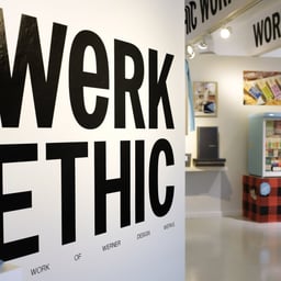 Exhibition Identity for Werk Ethic cover image