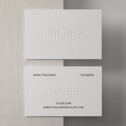 Brand Identity for Sustainable Fashion Label Jul'95 cover image