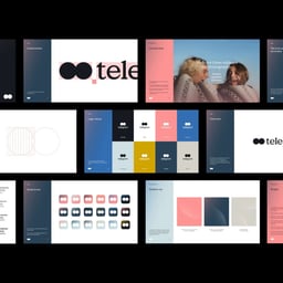Brand Identity for Teleport Online Dating Platform cover image