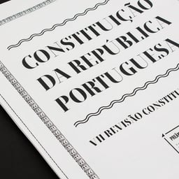Editorial Design for the Constitution of the Portuguese Republic cover image