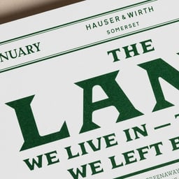 Exhibition Design for Hauser & Wirth Somerset cover image