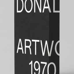 Book Design for Donald Judd Artworks 1970–1994 cover image