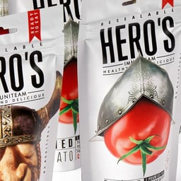 Brand Identity and Packaging for Hero's Superfood Snacks cover image