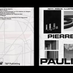 Editorial Design for a Pierre Paulin Book cover image