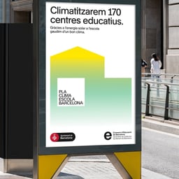 Visual Identity and Campaign System for Pla Clima Escola Barcelona cover image