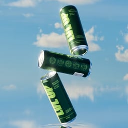 Packaging for LVL UP Hydration Cans cover image