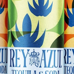 Brand Identity and Packaging for Rey Azul Tequila Soda cover image
