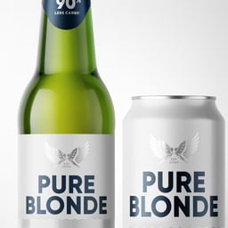 Brand Identity and Packaging for Pure Blonde Lager cover image