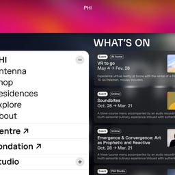 Website and Platform Design for PHI Cultural Hub cover image