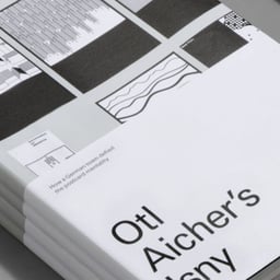 Exhibition and Publication for Otl Aicher's Isny cover image