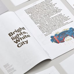 Editorial Design for Transmission Lifestyle Publication cover image