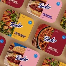 Brand Identity for Tender Alternative Meat Products cover image