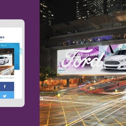 Interactive out-of-home campaign for Ford cover image