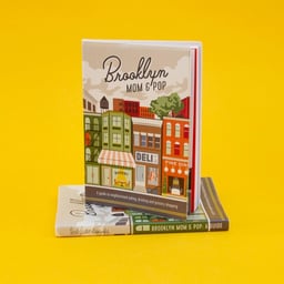 Illustrations for Herb Lester's Brooklyn Mom & Pop Guide cover image