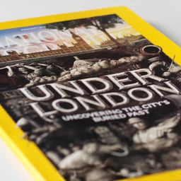3D Sculpted Cover Design for National Geographic Magazine cover image